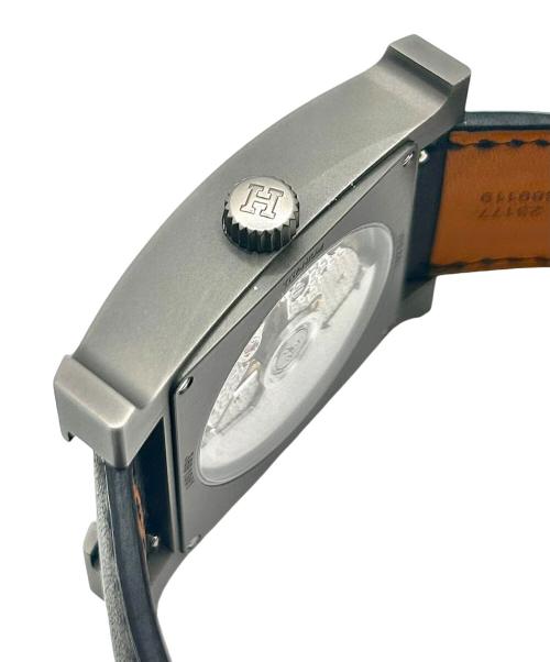 HERMES（エルメス）HERMES (エルメス) 《Hウォッチ》 34mm Ref.HH5.841 ブラック サイズ:34mmの古着・服飾アイテム