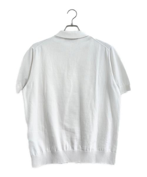 LOUIS VUITTON（ルイ ヴィトン）LOUIS VUITTON (ルイ ヴィトン) LVロゴポロシャツ ホワイト サイズ:XLの古着・服飾アイテム