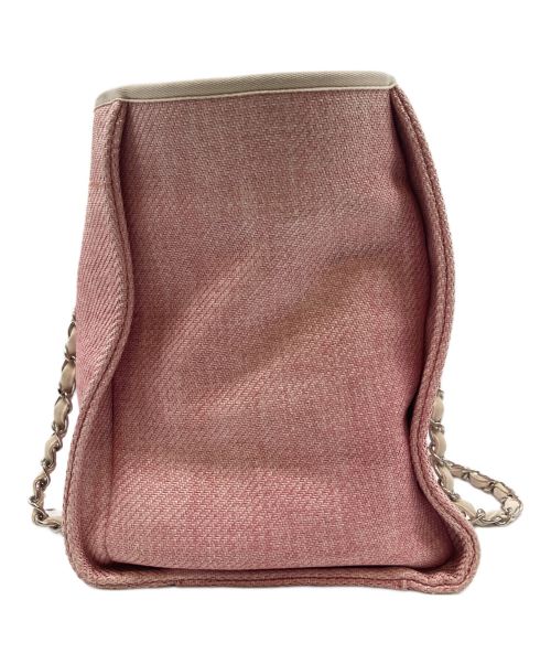 CHANEL（シャネル）CHANEL (シャネル) ドーヴィル GM/ハンドバッグ/チェーンバッグ/トートバッグ/バッグ/鞄/ ピンク サイズ:GMの古着・服飾アイテム