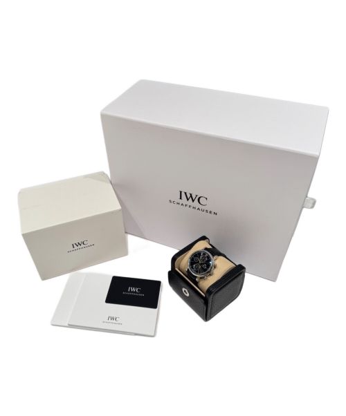IWC（アイダブリューシー）IWC (アイダブリューシー) ポートフィノ クロノグラフ Ref.IW391029 ブラック サイズ:42mmの古着・服飾アイテム