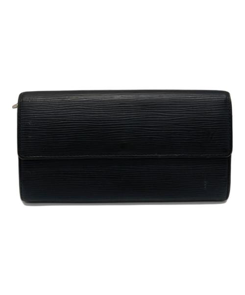 LOUIS VUITTON（ルイ ヴィトン）LOUIS VUITTON (ルイ ヴィトン) 長財布 ブラックの古着・服飾アイテム