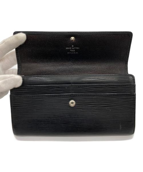 LOUIS VUITTON（ルイ ヴィトン）LOUIS VUITTON (ルイ ヴィトン) 長財布 ブラックの古着・服飾アイテム