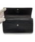 中古・古着 LOUIS VUITTON (ルイ ヴィトン) 長財布 ブラック：15000円