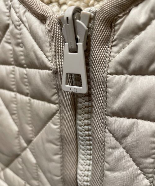 Christian Dior（クリスチャン ディオール）Christian Dior (クリスチャン ディオール) テープロゴベスト ベージュ サイズ:XSの古着・服飾アイテム