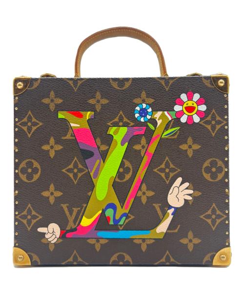 LOUIS VUITTON（ルイ ヴィトン）LOUIS VUITTON 村上隆 (ムラカミタカシ) ×村上隆 キャラクテール ジュエリー ボックス Character Tale Jewel Case  ブラウン サイズ:W:18.0cm×H:16.0cm×D:7.5cmの古着・服飾アイテム
