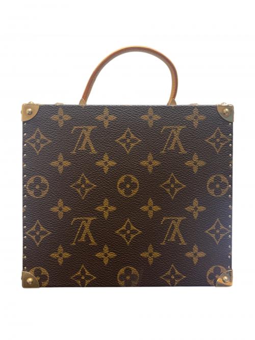 LOUIS VUITTON（ルイ ヴィトン）LOUIS VUITTON 村上隆 (ムラカミタカシ) ×村上隆 キャラクテール ジュエリー ボックス Character Tale Jewel Case  ブラウン サイズ:W:18.0cm×H:16.0cm×D:7.5cmの古着・服飾アイテム