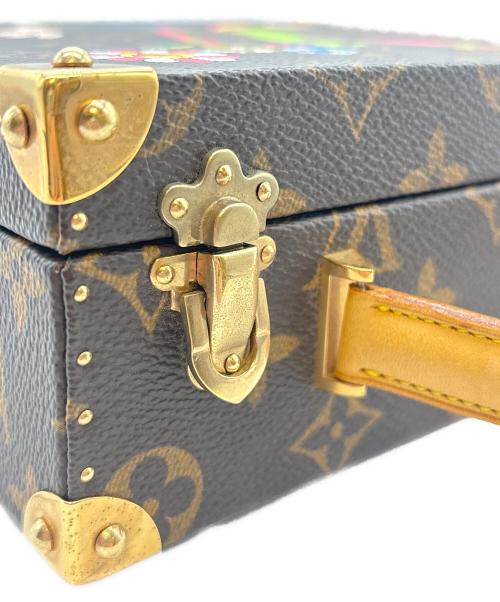 LOUIS VUITTON（ルイ ヴィトン）LOUIS VUITTON 村上隆 (ムラカミタカシ) ×村上隆 キャラクテール ジュエリー ボックス Character Tale Jewel Case  ブラウン サイズ:W:18.0cm×H:16.0cm×D:7.5cmの古着・服飾アイテム