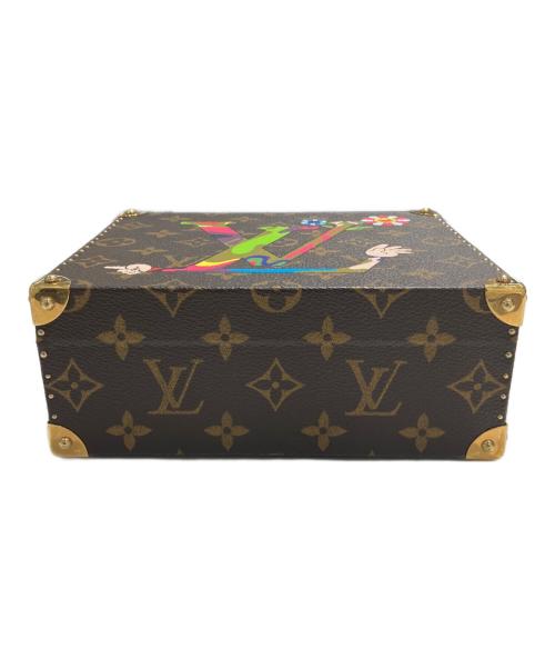 LOUIS VUITTON（ルイ ヴィトン）LOUIS VUITTON 村上隆 (ムラカミタカシ) ×村上隆 キャラクテール ジュエリー ボックス Character Tale Jewel Case  ブラウン サイズ:W:18.0cm×H:16.0cm×D:7.5cmの古着・服飾アイテム