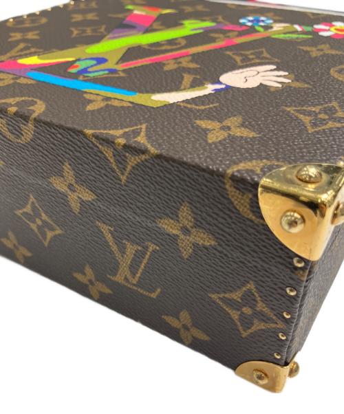 LOUIS VUITTON（ルイ ヴィトン）LOUIS VUITTON 村上隆 (ムラカミタカシ) ×村上隆 キャラクテール ジュエリー ボックス Character Tale Jewel Case  ブラウン サイズ:W:18.0cm×H:16.0cm×D:7.5cmの古着・服飾アイテム