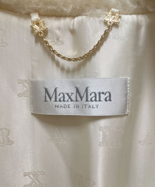 MaxMara（マックスマーラ）MaxMara (マックスマーラ) テディベア/ポンチョ アイボリー サイズ:‐の古着・服飾アイテム