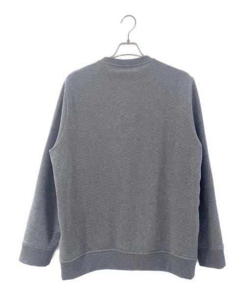HERMES（エルメス）HERMES (エルメス) レザーパッチスウェット ライトグレー サイズ:XLの古着・服飾アイテム