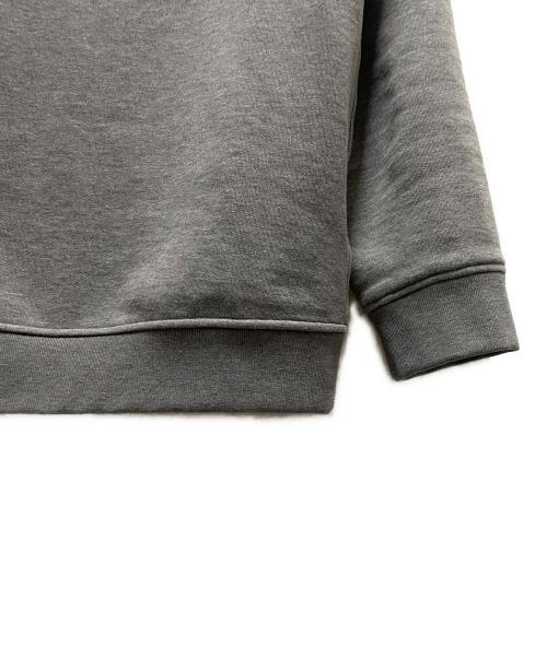 HERMES（エルメス）HERMES (エルメス) レザーパッチスウェット ライトグレー サイズ:XLの古着・服飾アイテム