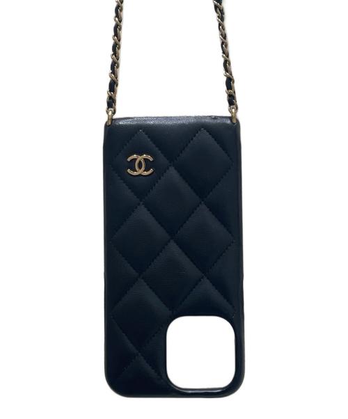 CHANEL（シャネル）CHANEL (シャネル) チェーンショルダーiphoneケース サイズ:6.7inch pro maxモデルの古着・服飾アイテム