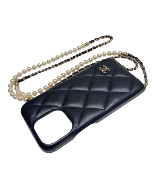 CHANEL（シャネル）CHANEL (シャネル) チェーンショルダーiphoneケース サイズ:6.7inch pro maxモデルの古着・服飾アイテム