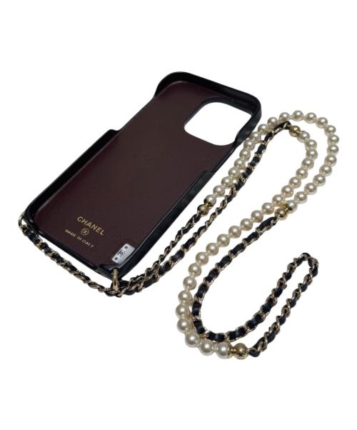 CHANEL（シャネル）CHANEL (シャネル) チェーンショルダーiphoneケース サイズ:6.7inch pro maxモデルの古着・服飾アイテム