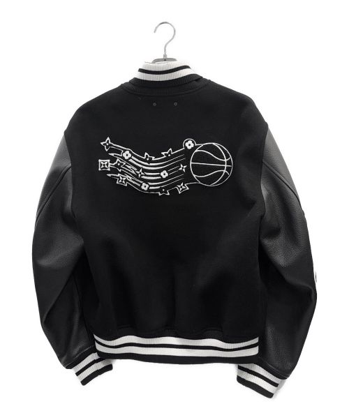 LOUIS VUITTON（ルイ ヴィトン）LOUIS VUITTON (ルイ ヴィトン) NBA (エヌビーエー) NBAバーシティジャケット ブラック サイズ:52の古着・服飾アイテム