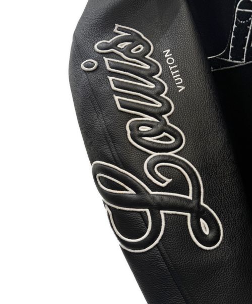 LOUIS VUITTON（ルイ ヴィトン）LOUIS VUITTON (ルイ ヴィトン) NBA (エヌビーエー) NBAバーシティジャケット ブラック サイズ:52の古着・服飾アイテム