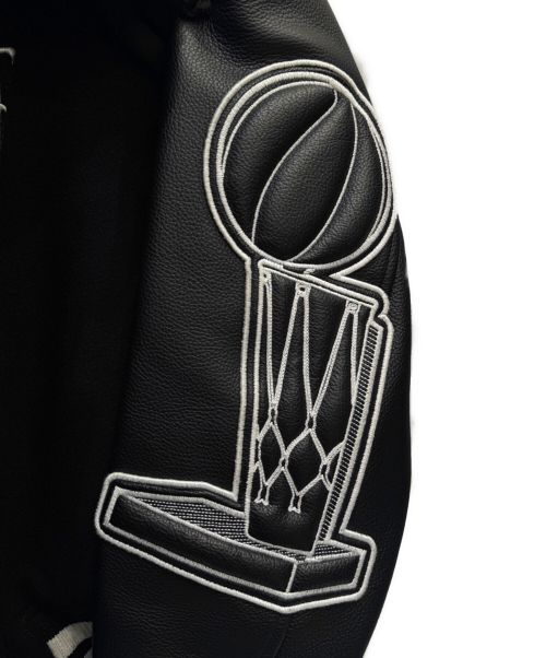 LOUIS VUITTON（ルイ ヴィトン）LOUIS VUITTON (ルイ ヴィトン) NBA (エヌビーエー) NBAバーシティジャケット ブラック サイズ:52の古着・服飾アイテム