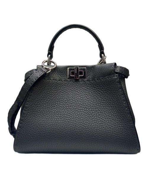 FENDI（フェンディ）FENDI (フェンディ) ピーカブー セレリア アイコニックミニ グレー サイズ:ミニの古着・服飾アイテム