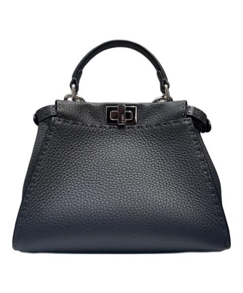 FENDI（フェンディ）FENDI (フェンディ) ピーカブー セレリア アイコニックミニ グレー サイズ:ミニの古着・服飾アイテム
