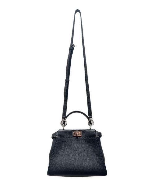 FENDI（フェンディ）FENDI (フェンディ) ピーカブー セレリア アイコニックミニ グレー サイズ:ミニの古着・服飾アイテム