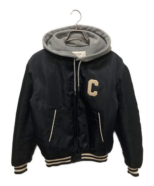 CELINE（セリーヌ）CELINE (セリーヌ) オーバーサイズテディジャケット ブラック サイズ:44の古着・服飾アイテム