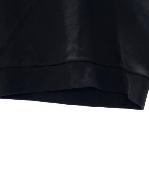 PRADA（プラダ）PRADA (プラダ) 刺繍ロゴコットンフーディ― ブラック サイズ:XSの古着・服飾アイテム