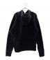 PRADA (プラダ) 刺繍ロゴコットンフーディ― ブラック サイズ:XS：72000円