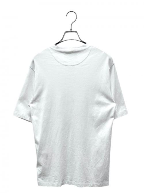 PRADA（プラダ）PRADA (プラダ) トライアングルプレートコットンTシャツ ホワイト サイズ:XXSの古着・服飾アイテム