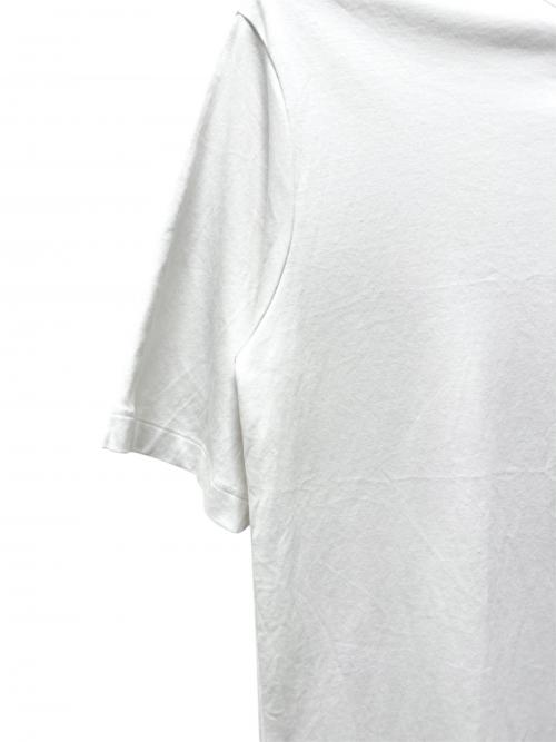 PRADA（プラダ）PRADA (プラダ) トライアングルプレートコットンTシャツ ホワイト サイズ:XXSの古着・服飾アイテム
