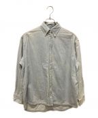 PRADAプラダ）の古着「ウォッシュ加工デニムシャツ」｜スカイブルー