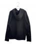 PRADA (プラダ) ロゴプリントコットンフーディ― ブラック サイズ:M：60000円