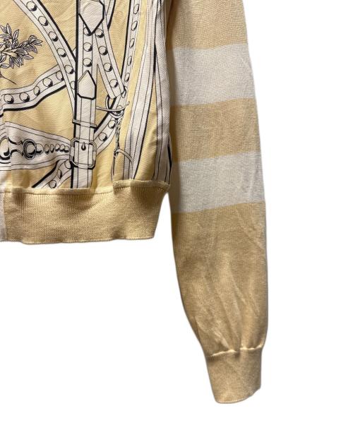 HERMES（エルメス）HERMES (エルメス) ツイルレーヌニット ベージュ サイズ:34の古着・服飾アイテム