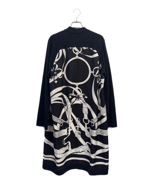 HERMES（エルメス）HERMES (エルメス) ロングカーディガン ブラック サイズ:34の古着・服飾アイテム