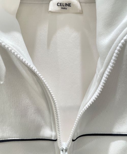 CELINE（セリーヌ）CELINE (セリーヌ) ダブルフェイスジャージー ホワイト サイズ:XSの古着・服飾アイテム