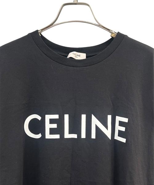 CELINE（セリーヌ）CELINE (セリーヌ) ルーズTシャツ / コットンジャージー ブラック サイズ:XSの古着・服飾アイテム