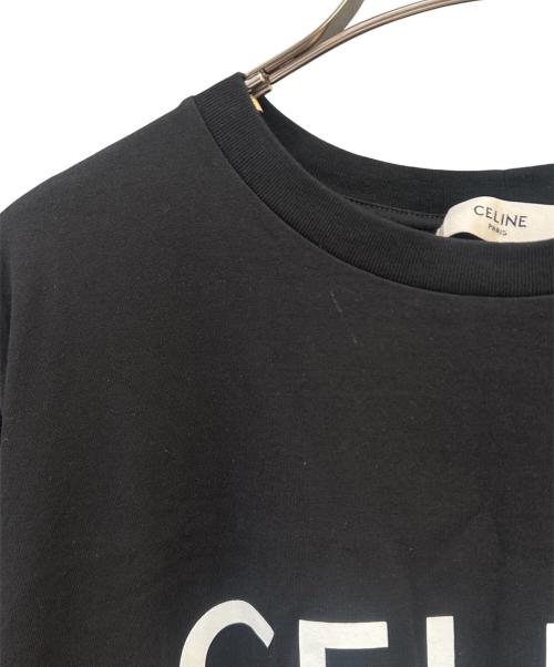 CELINE（セリーヌ）CELINE (セリーヌ) ルーズTシャツ / コットンジャージー ブラック サイズ:XSの古着・服飾アイテム