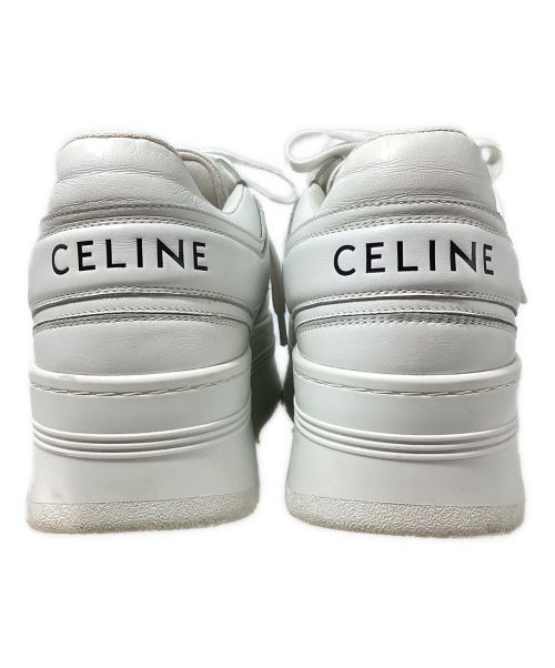 CELINE（セリーヌ）CELINE (セリーヌ) ブロックスニーカー/ウェッジアウトソール  ホワイト サイズ:38の古着・服飾アイテム