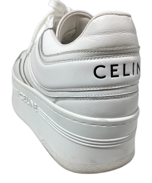 CELINE（セリーヌ）CELINE (セリーヌ) ブロックスニーカー/ウェッジアウトソール  ホワイト サイズ:38の古着・服飾アイテム