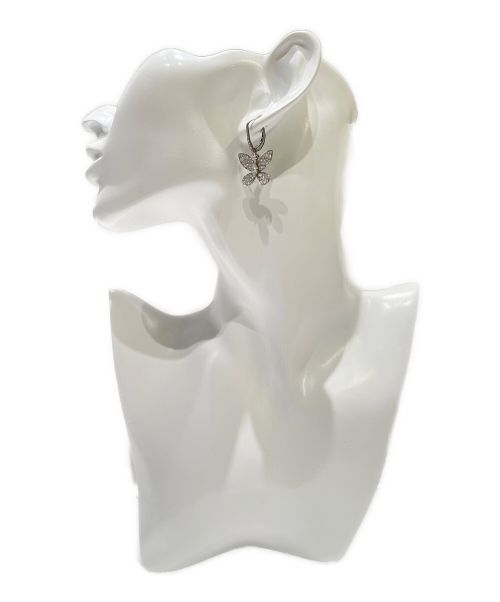 GRAFF（グラフ）GRAFF (グラフ) パヴェ バタフライ ミニ ダイヤモンド ドロップ イヤリングの古着・服飾アイテム