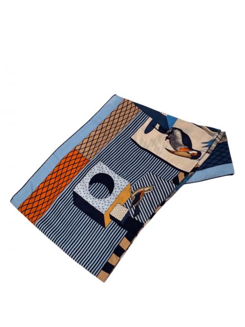 HERMES（エルメス）HERMES (エルメス) カレジェアン140 スカイブルー サイズ:140の古着・服飾アイテム