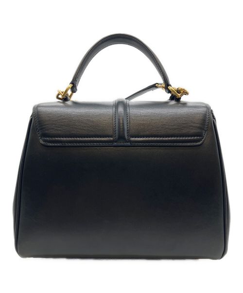 CELINE（セリーヌ）CELINE (セリーヌ) ミニ 16/セーズ/ハンドバック/ショルダーバッグ/2WAYバッグ ブラックの古着・服飾アイテム