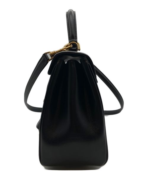 CELINE（セリーヌ）CELINE (セリーヌ) ミニ 16/セーズ/ハンドバック/ショルダーバッグ/2WAYバッグ ブラックの古着・服飾アイテム