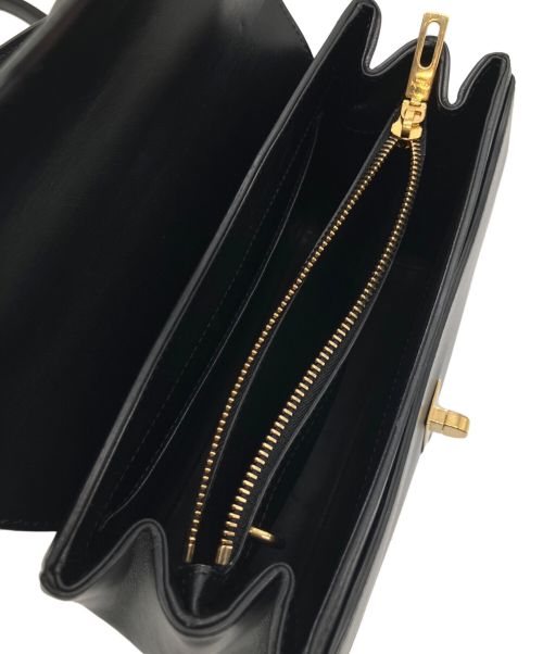 CELINE（セリーヌ）CELINE (セリーヌ) ミニ 16/セーズ/ハンドバック/ショルダーバッグ/2WAYバッグ ブラックの古着・服飾アイテム