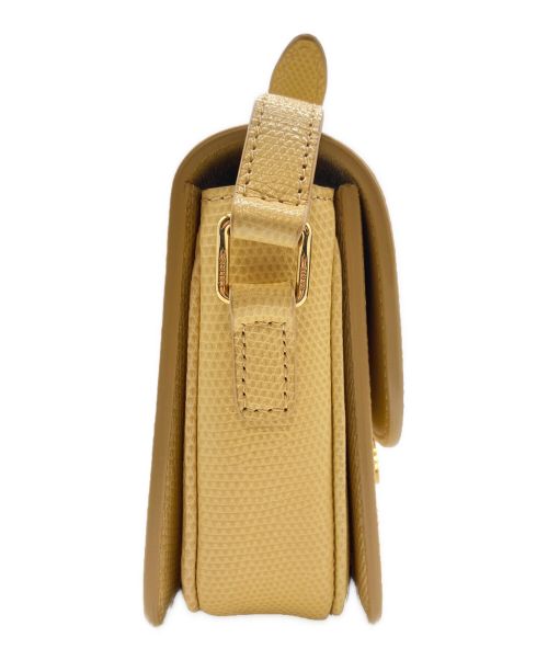 CELINE（セリーヌ）CELINE (セリーヌ) ティーントリオンフバッグ イエローの古着・服飾アイテム