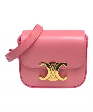 ＊未使用＊セリーヌ　Celine　モノクローム　カチューシャ　ピンク　レディース 中古・古着通販】CELINE (セリーヌ) ミニ クロード ピンク｜ブランド
