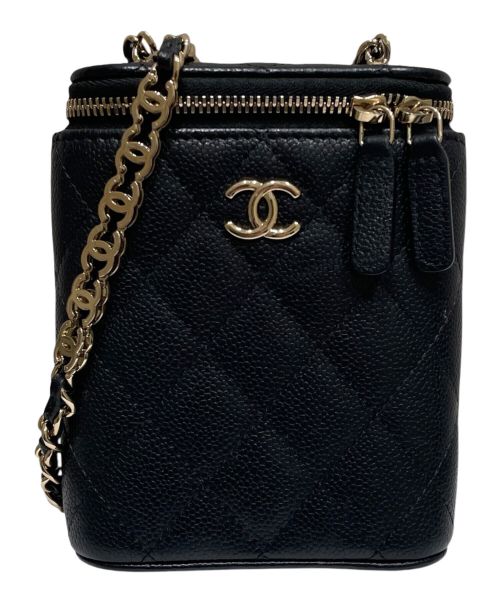 CHANEL（シャネル）CHANEL (シャネル) マトラッセショルダーポーチ ブラック サイズ:‐の古着・服飾アイテム