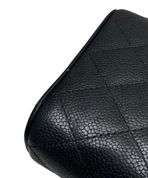 CHANEL（シャネル）CHANEL (シャネル) マトラッセショルダーポーチ ブラック サイズ:‐の古着・服飾アイテム
