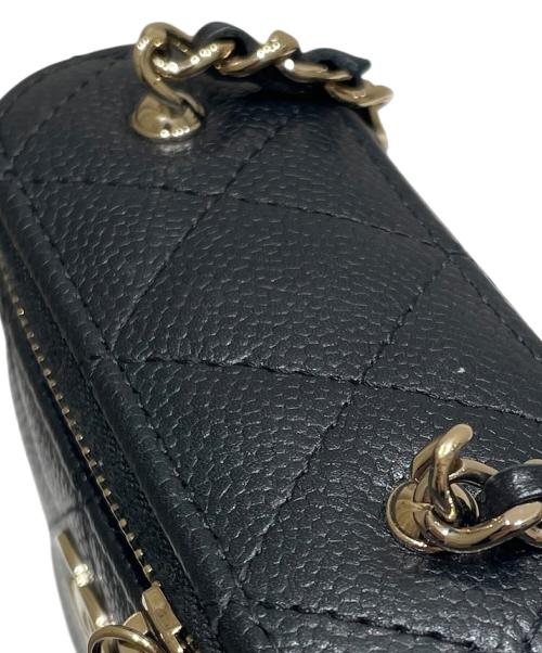 CHANEL（シャネル）CHANEL (シャネル) マトラッセショルダーポーチ ブラック サイズ:‐の古着・服飾アイテム