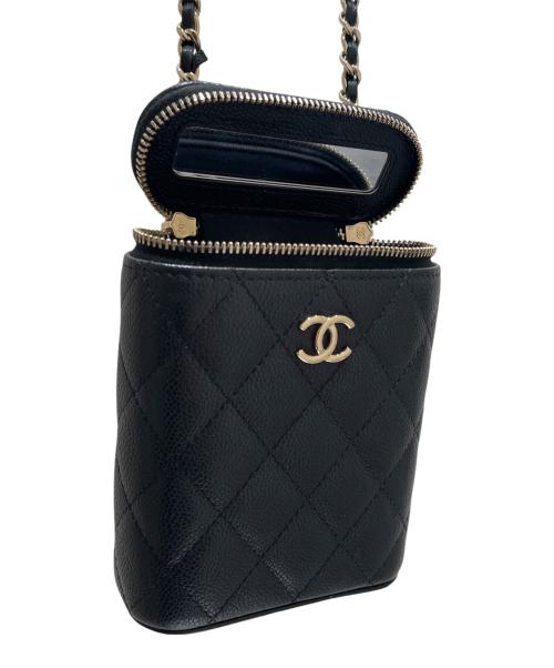 CHANEL（シャネル）CHANEL (シャネル) マトラッセショルダーポーチ ブラック サイズ:‐の古着・服飾アイテム